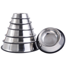 Dog Bowl Pet Cleaning Supplies Stainless Steel